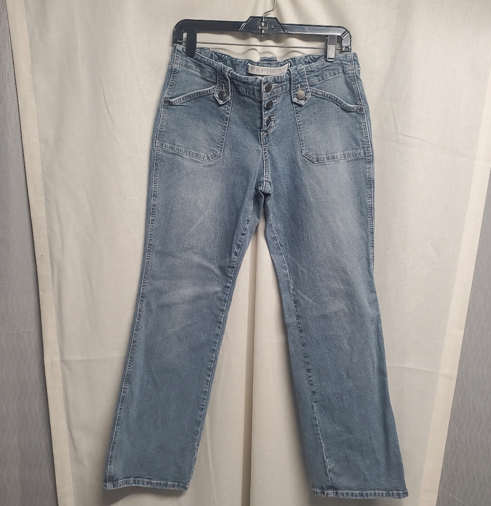 Express - Vintage Light Blue Straight Leg Jeans